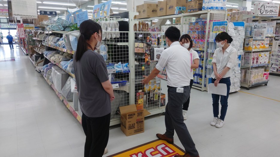 売場作り体験